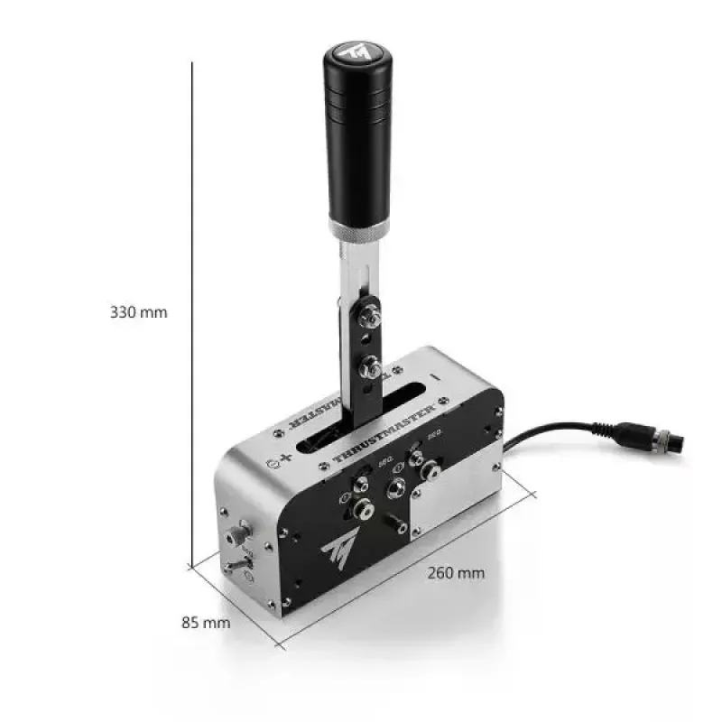 Freno de mano Thrustmaster 4060306 USB negro plata para PC PS4 PS5 Xbox