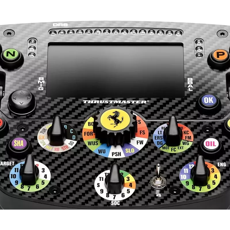 Volante Thrustmaster AddOn Ferrari SF25 Edition para KON/PC — réplica oficial del volante Ferrari
