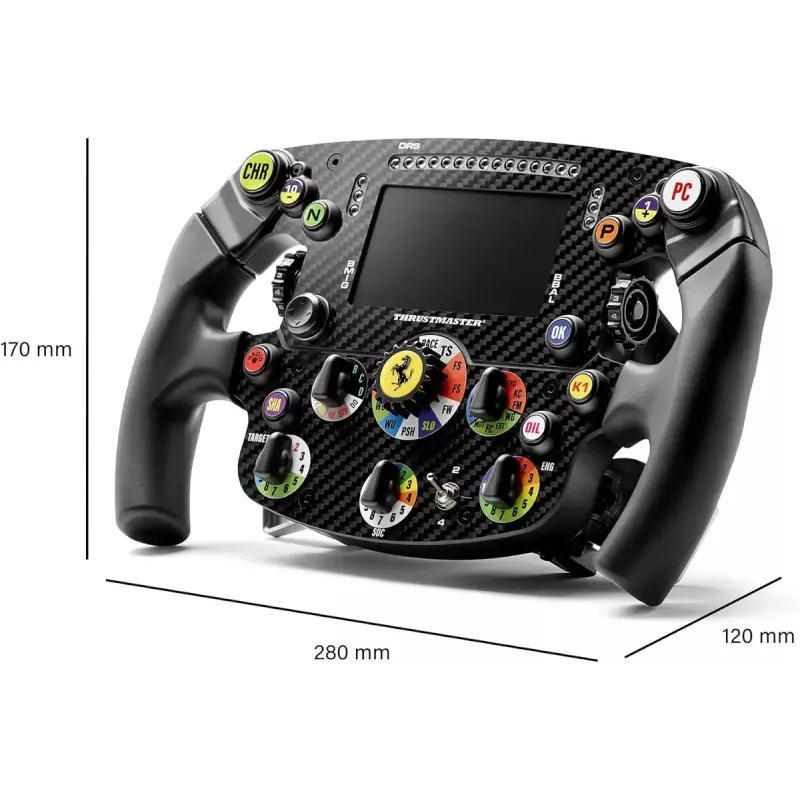 Volante Thrustmaster AddOn Ferrari SF25 Edition para KON/PC — réplica oficial del volante Ferrari
