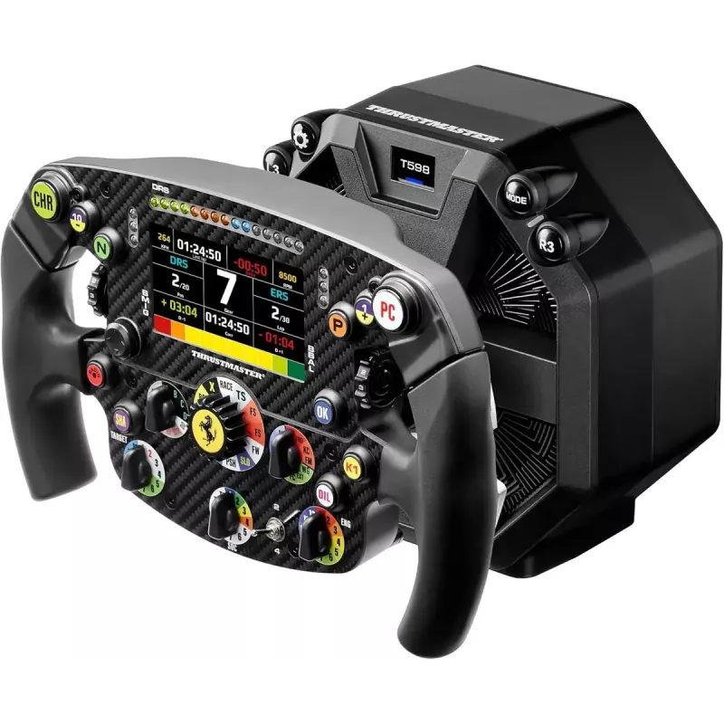 Volante Thrustmaster AddOn Ferrari SF25 Edition para KON/PC — réplica oficial del volante Ferrari