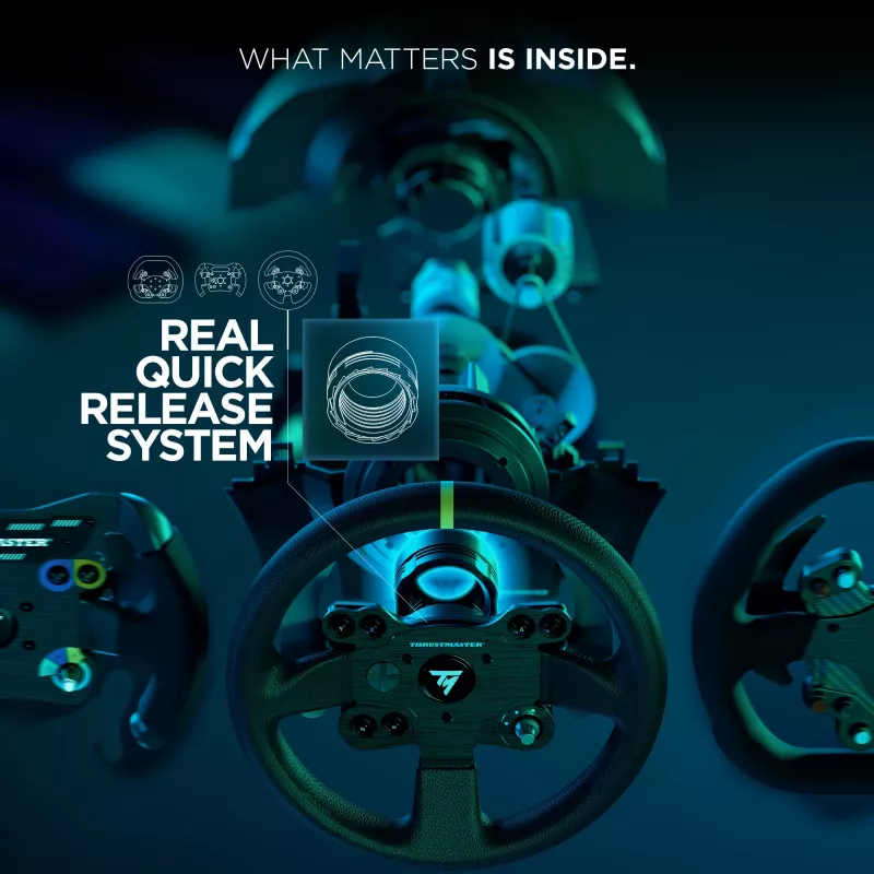 Thrustmaster TX RACING WHEEL LEATHER EDITION volante negro + pedales PC, Xbox One