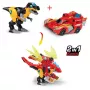 Figura de juego VTech Switch & Go Combo Mega Dragon — set de juego de dragón transformable en vehículo