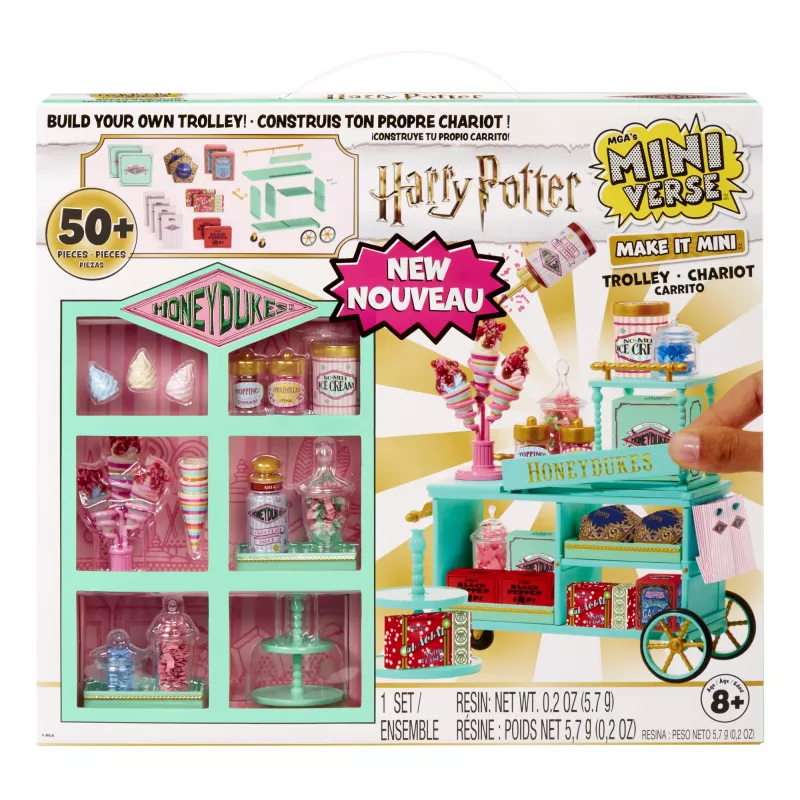 Set de juego Miniverse Make It Mini Harry Potter Honeydukes, 8 años, Harry Potter, multicolor, plástico