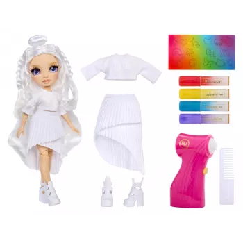Muñecas de moda Rainbow High Air Brush & Create – Ojos morados, muñeca de moda, femenino, 4 años, niño/niña, multicolor
