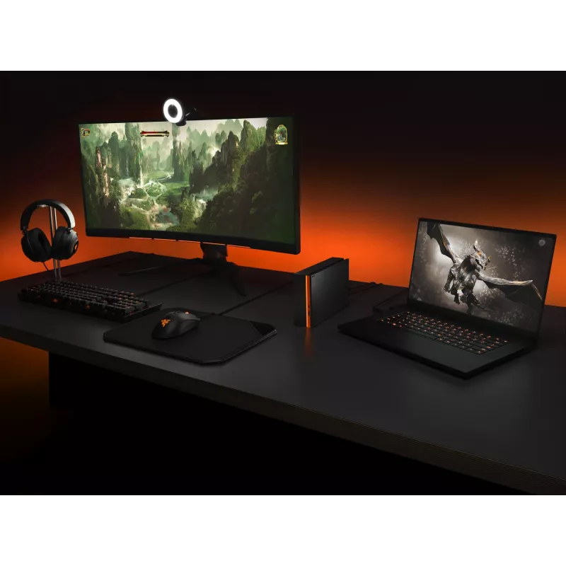 Disco duro externo Seagate FireCuda Gaming Hub 8 TB Micro-USB B / USB Type-A / USB Type-C 3.2 Gen 1 (3.1 Gen 1) negro