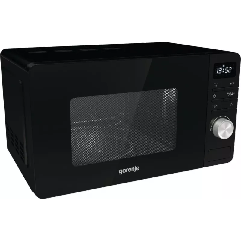 Microondas Gorenje MO20A3B, encimera, microondas solo, 20 l, 800 W, pantalla integrada, LED