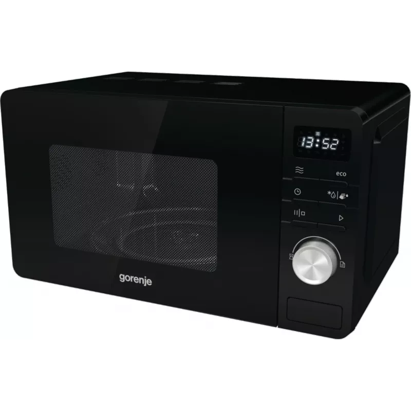 Microondas Gorenje MO20A3B, encimera, microondas solo, 20 l, 800 W, pantalla integrada, LED