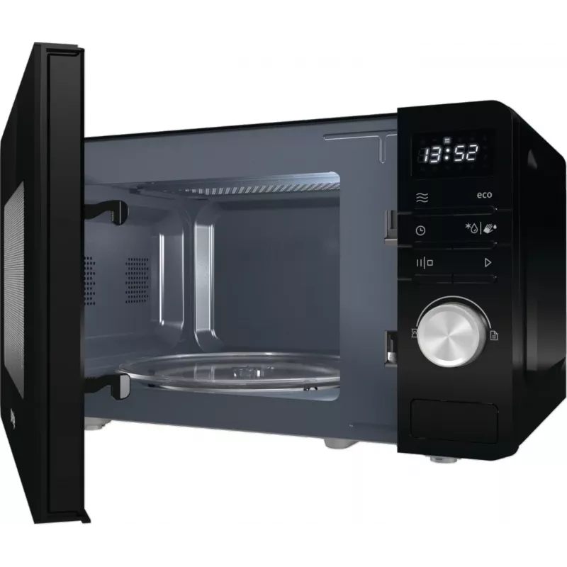 Microondas Gorenje MO20A3B, encimera, microondas solo, 20 l, 800 W, pantalla integrada, LED