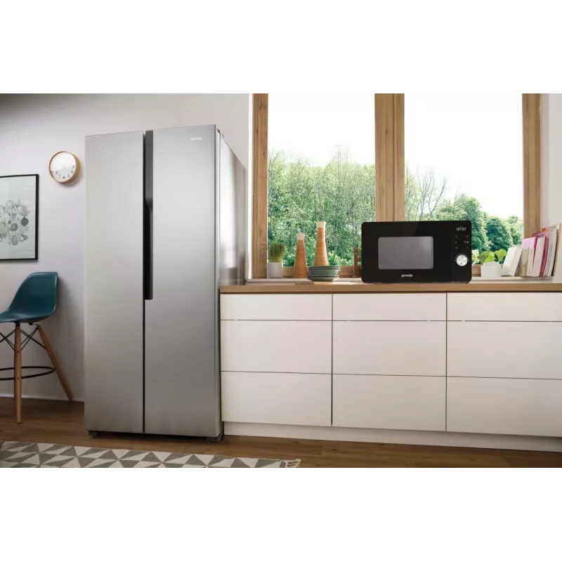 Microondas Gorenje MO20A3B, encimera, microondas solo, 20 l, 800 W, pantalla integrada, LED
