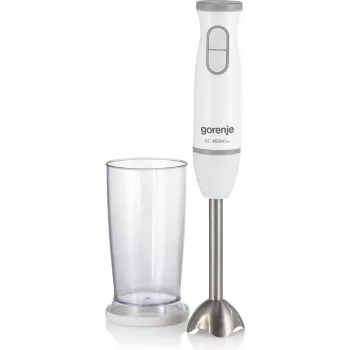 Batidora de mano Gorenje HBC561QW – 560 W, vaso de 0,5 L, blanca