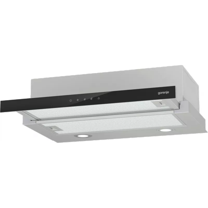 Campana extractora Gorenje TH64E3SGB semiintegrada (extraíble) acero inoxidable 350 m³/h