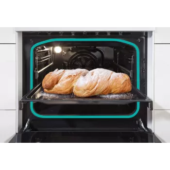 Gorenje GECS6C70XC Cocina de libre instalación placa eléctrica acero inoxidable