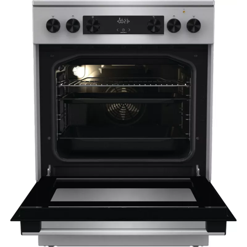 Gorenje GECS6C70XC Cocina de libre instalación placa eléctrica acero inoxidable