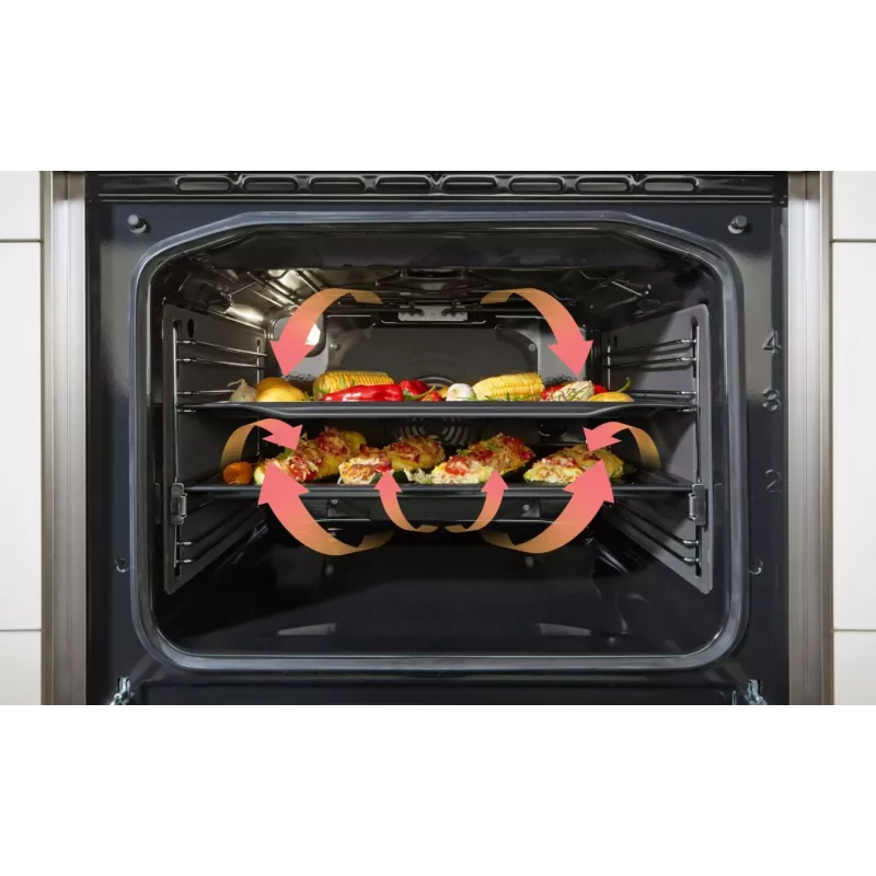 Gorenje GECS6C70XC Cocina de libre instalación placa eléctrica acero inoxidable
