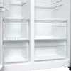 Gorenje Side by side NRR9185DAXLWD BK065B, de libre instalación, puerta americana, gris, LED, en la puerta, R600a