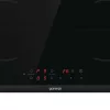 Gorenje Placa de inducción GI6401BCE RAL9017, negra, empotrable, 59,5 cm, placa de inducción, vitrocerámica, 4 zonas