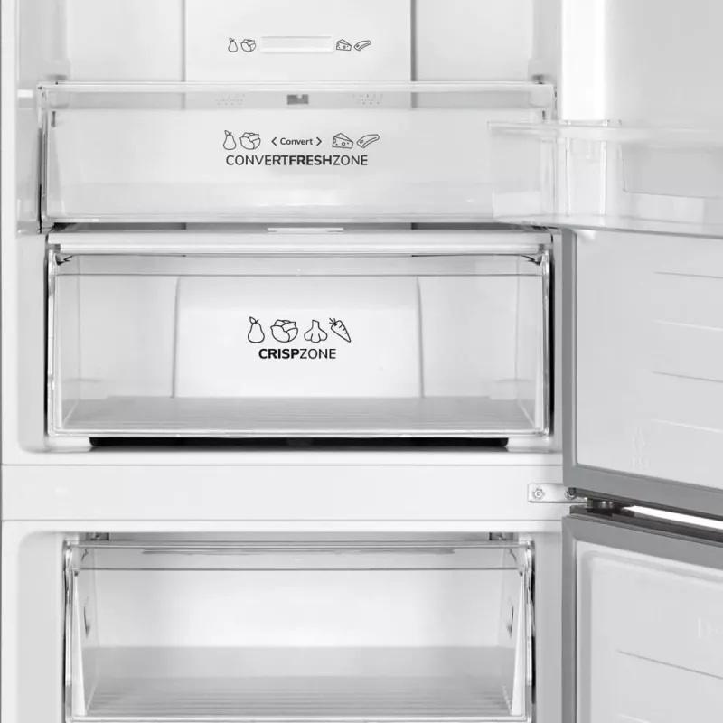 Gorenje Frigorífico-congelador combinado NRK619CABXL4, 304 L, 6 kg/24h, clase C, compartimento zona fresca, negro