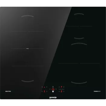 Gorenje Placa de inducción GI6421BSC, negra, empotrable, 59,5 cm, placa de inducción, vitrocerámica, 4 zonas
