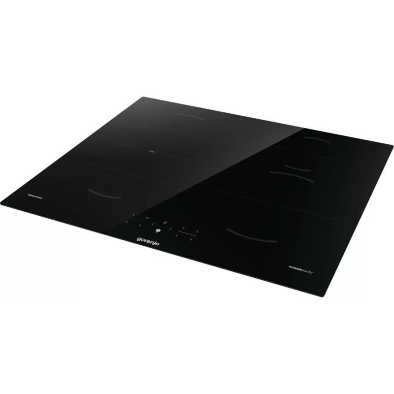 Gorenje Placa de inducción GI6421BSC, negra, empotrable, 59,5 cm, placa de inducción, vitrocerámica, 4 zonas