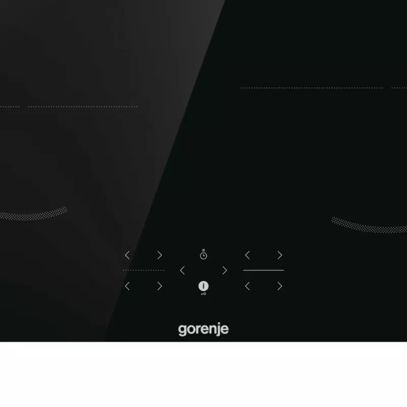 Gorenje Placa de inducción GI6421BSC, negra, empotrable, 59,5 cm, placa de inducción, vitrocerámica, 4 zonas