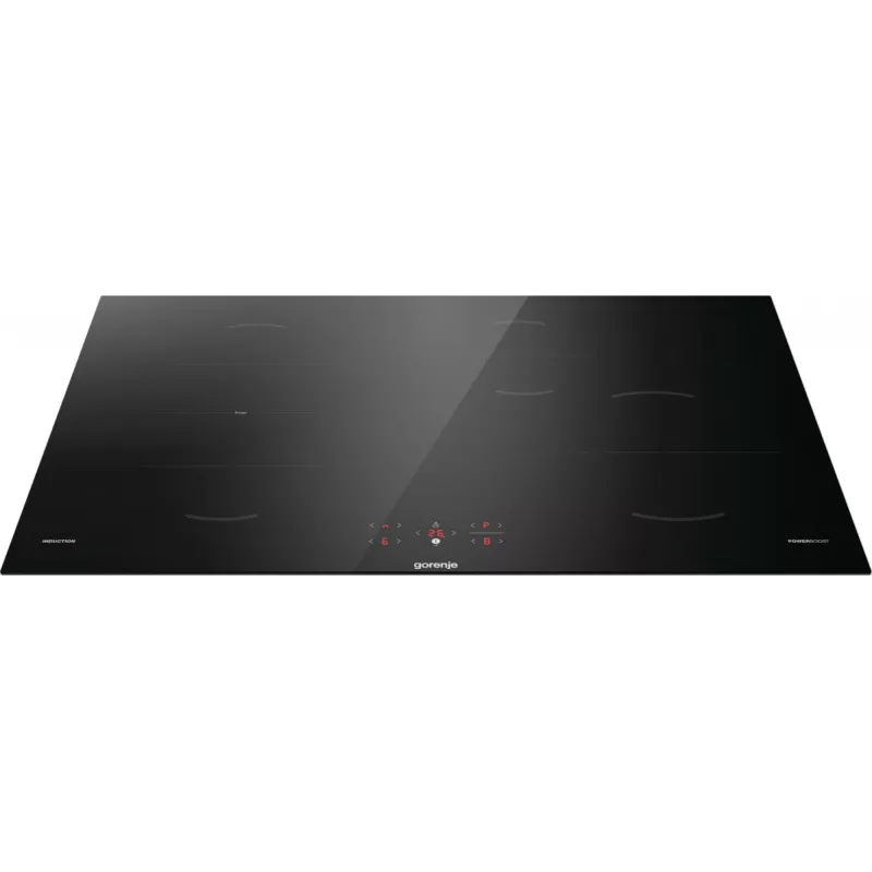 Gorenje Placa de inducción GI8421BSC, negra, empotrable, 80 cm, placa de inducción, vitrocerámica, 4 zonas
