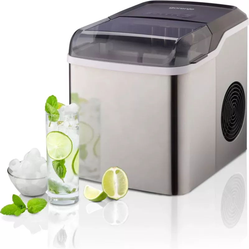 Gorenje IMD1200SB Máquina de hielo portátil 12 kg/24h acero inoxidable