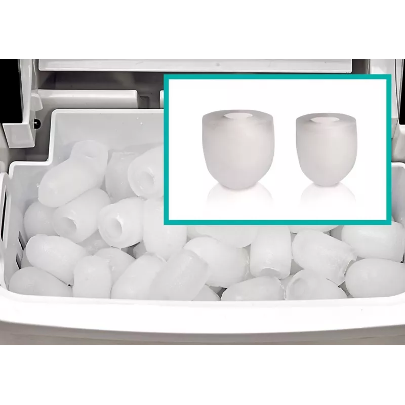 Gorenje IMD1200SB Máquina de hielo portátil 12 kg/24h acero inoxidable