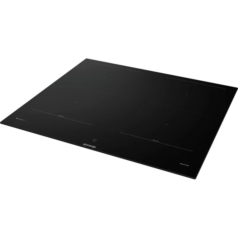 Gorenje Placa de inducción GI6443BSCWF, negra, empotrable, 60 cm, placa de inducción, vitrocerámica, 4 zonas