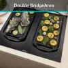 Gorenje Placa de inducción GI6443BSCWF, negra, empotrable, 60 cm, placa de inducción, vitrocerámica, 4 zonas