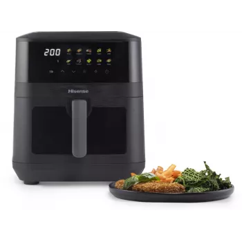 Hisense HAF2100DCD Freidora de aire individual 7,7 L 2100 W negra