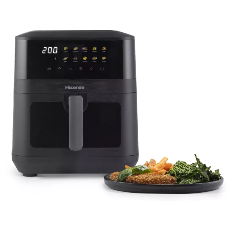Hisense HAF2100DCD Freidora de aire individual 7,7 L 2100 W negra