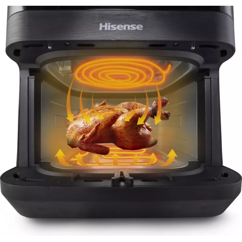 Hisense HAF2100DCD Freidora de aire individual 7,7 L 2100 W negra