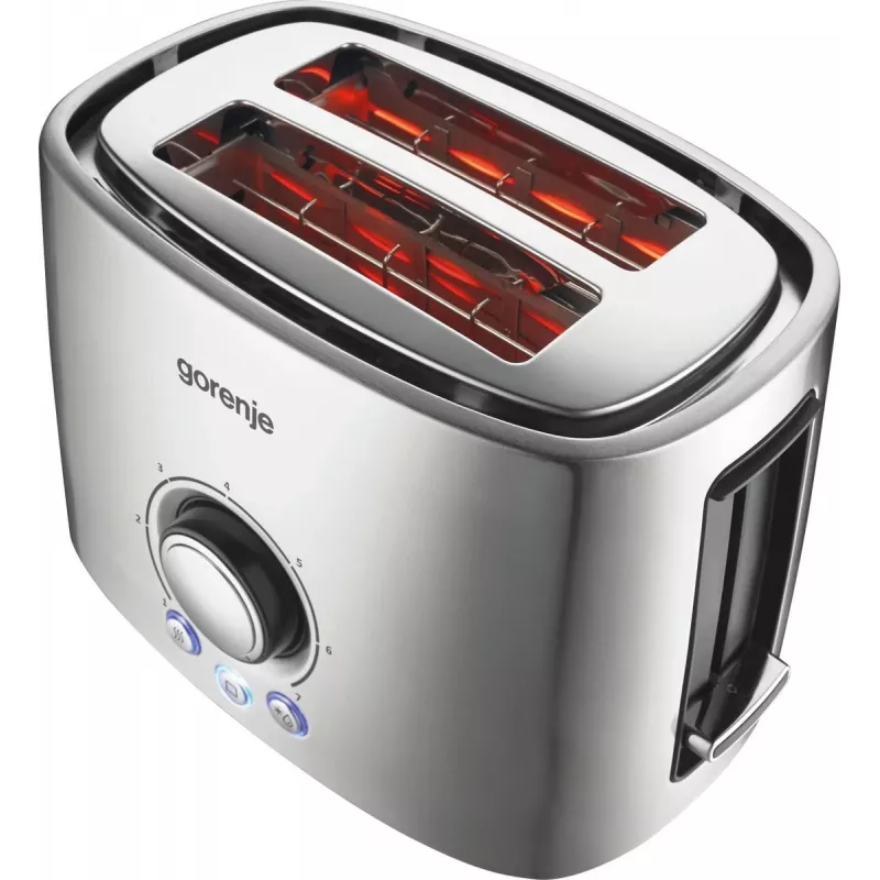 Gorenje T1000E 7 2 rebanadas 1000 W acero inoxidable