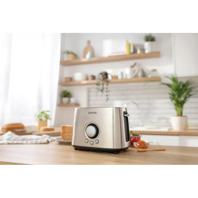 Gorenje T1000E 7 2 rebanadas 1000 W acero inoxidable