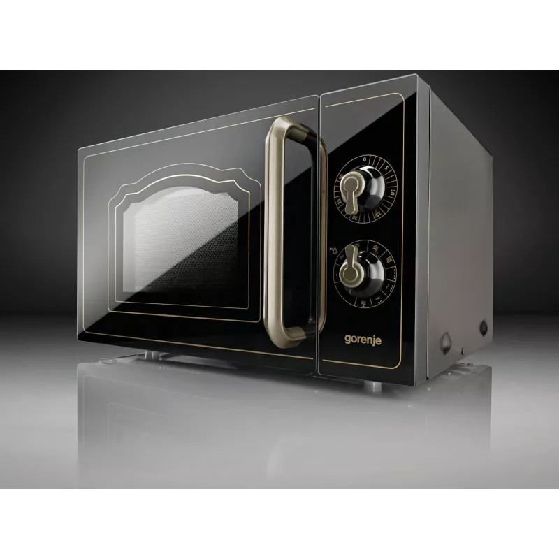Gorenje MO4250CLB Microondas con grill antracita de sobremesa 20 L 700 W