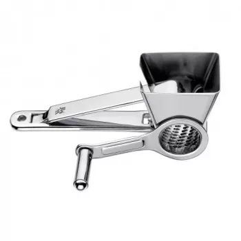 WMF Rallador de queso Gourmet, acero inoxidable, acero inoxidable, 76 mm, 180 mm, 55 mm