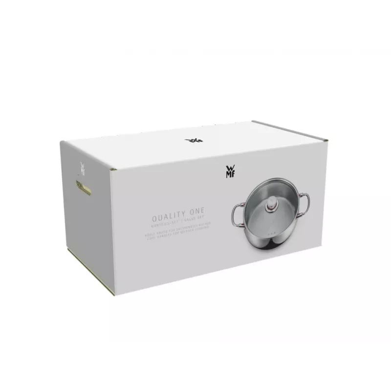 WMF Quality One 07.7455.6380 Juego de ollas 9 piezas