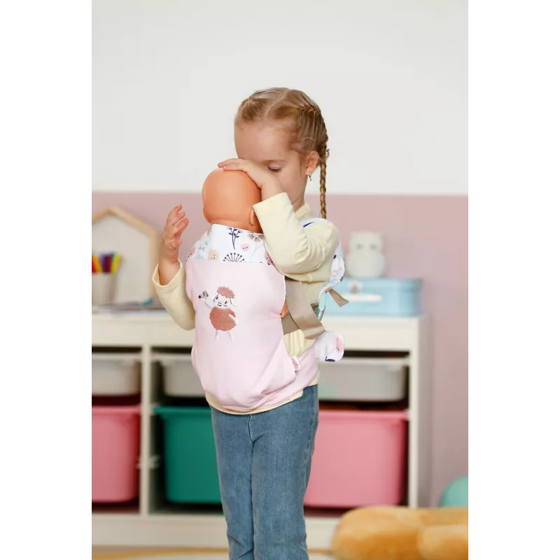 BABY born Baby Carrier Flower, portabebés para muñecas