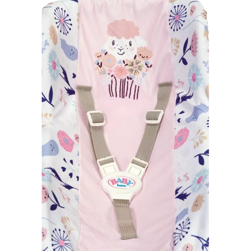 BABY born Comfort Seat Flower, silla de coche para muñecas