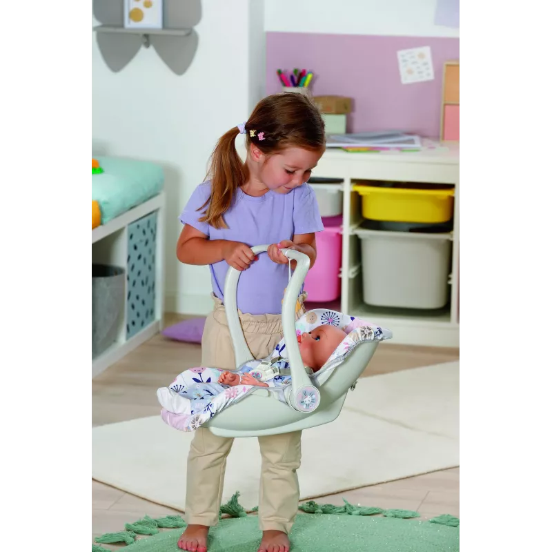 BABY born Comfort Seat Flower, silla de coche para muñecas