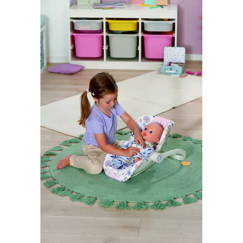 BABY born Comfort Seat Flower, silla de coche para muñecas