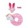 BABY born set de baño unicornio 43 cm, ropa de baño para muñecas, 3 años