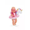 BABY born set de baño unicornio 43 cm, ropa de baño para muñecas, 3 años