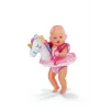 BABY born set de baño unicornio 43 cm, ropa de baño para muñecas, 3 años