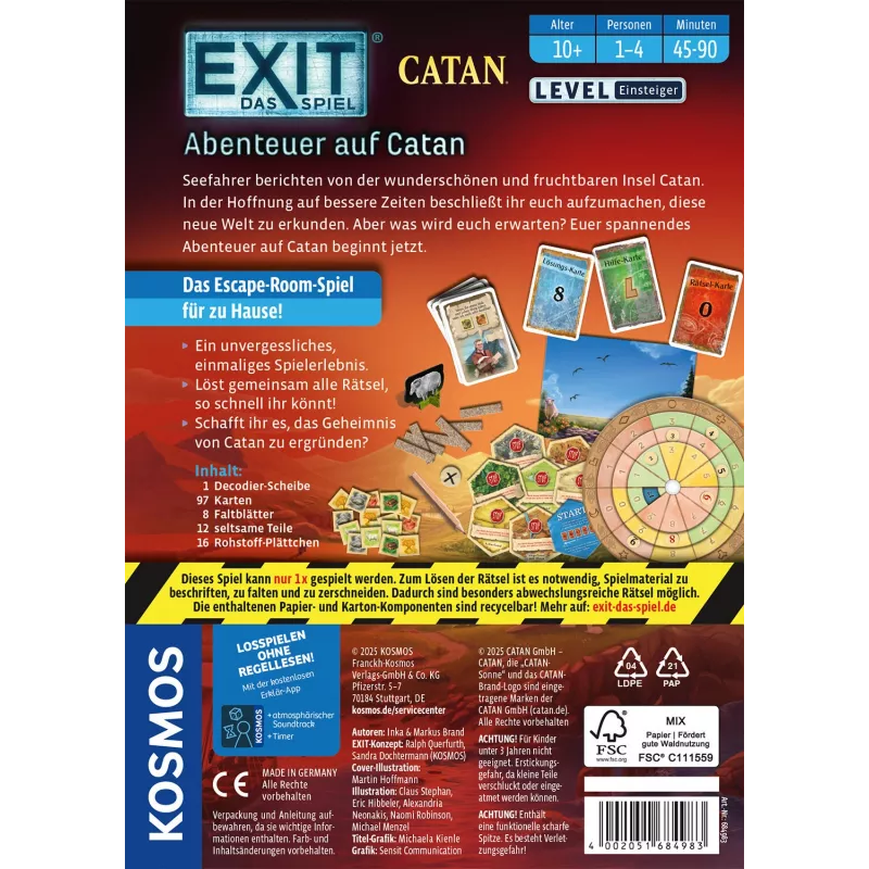Kosmos EXIT - El juego de cartas estrategia