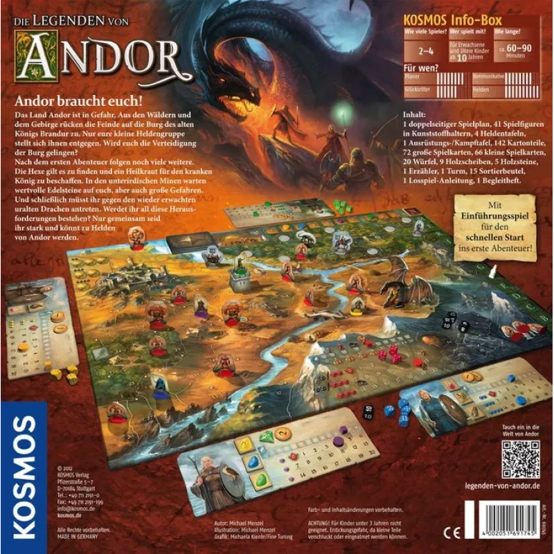 Kosmos 69174 juego de mesa/cartas juego de mesa juego de rol