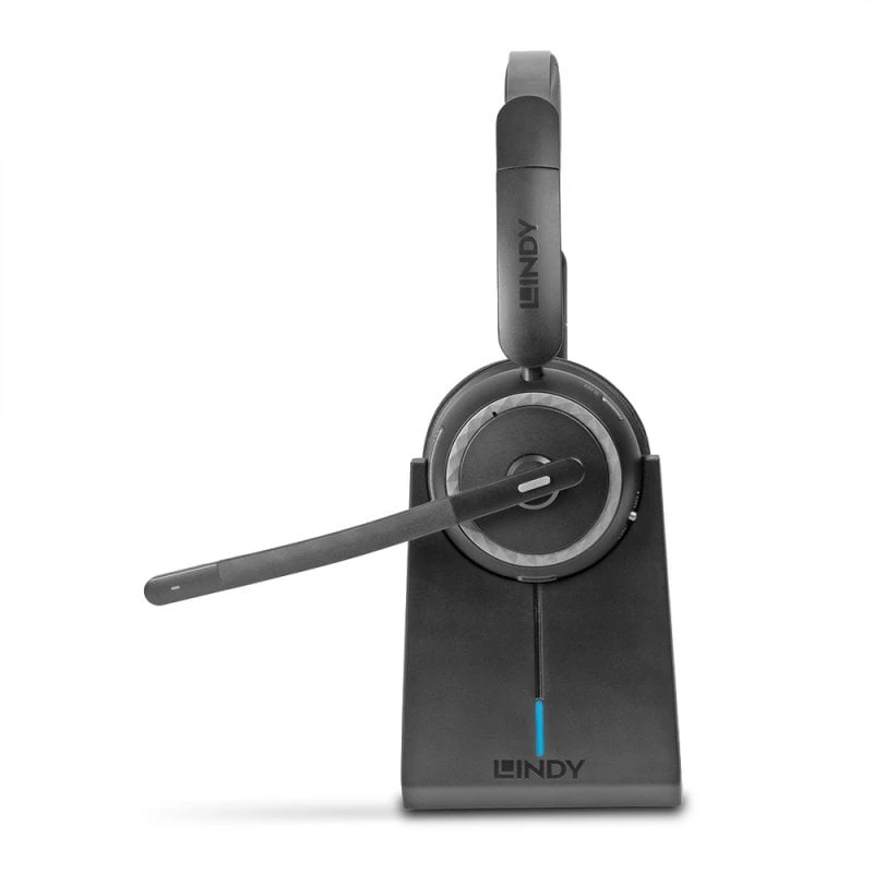 Lindy L118 Auriculares inalámbricos con cancelación de ruido y base de carga