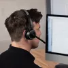Lindy L118 Auriculares inalámbricos con cancelación de ruido y base de carga