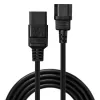 Lindy 3 m cable alargador de alimentación de C14 a C19, negro
