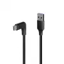 Lindy Cable USB 3.2 Type-A a C de 1,5 m, acodado 90°, 10 Gbit/s